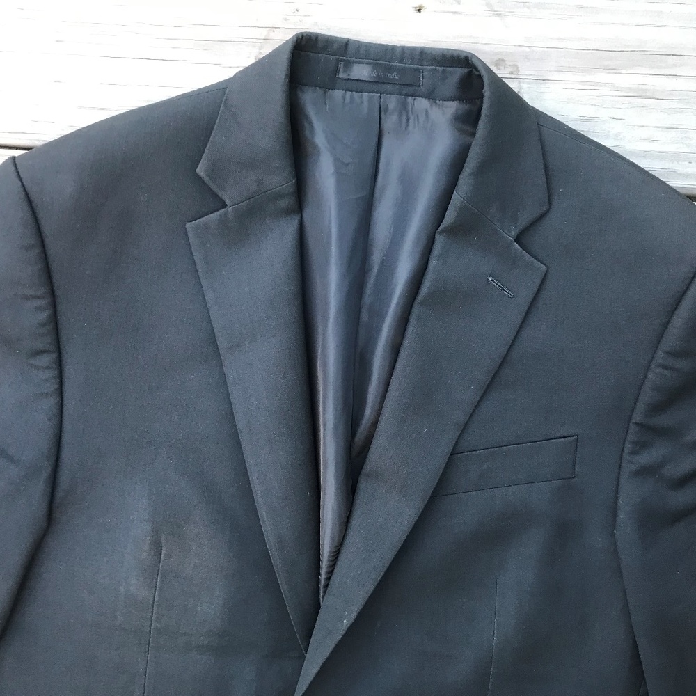 Michael Kors Men Blazer Black Sport Coat Jacket - Picture 2 of 8